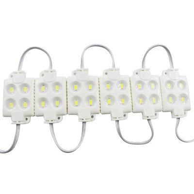 Modulo 4 LEDs SMD5630 IP-65 Blanco Medidas: 54x34x7mm 2W